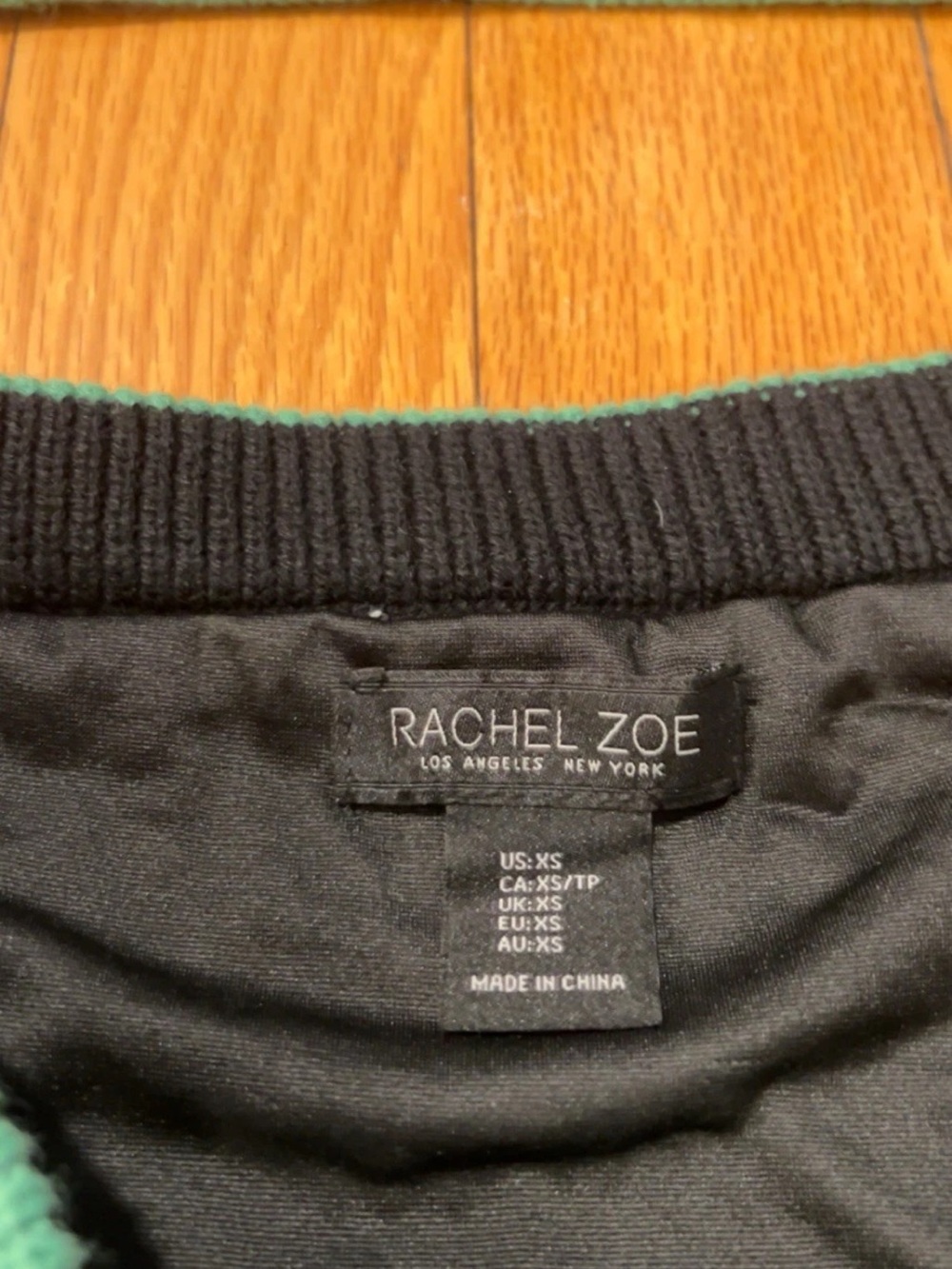 Rachel Zoe Striped Crochet Maxi Skirt & Cropped Tank in Teal, Black & Cream - Picture 6 of 7